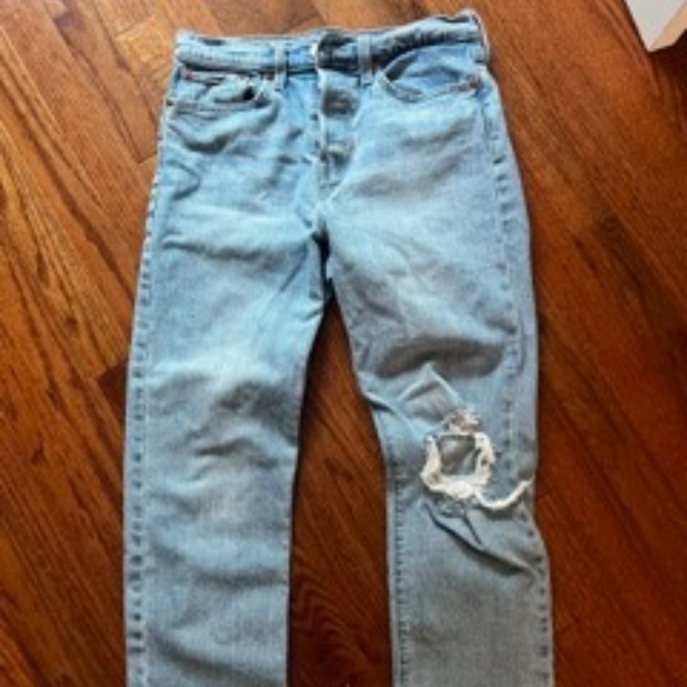 Levi's Wedge Straight Light Wash Jean